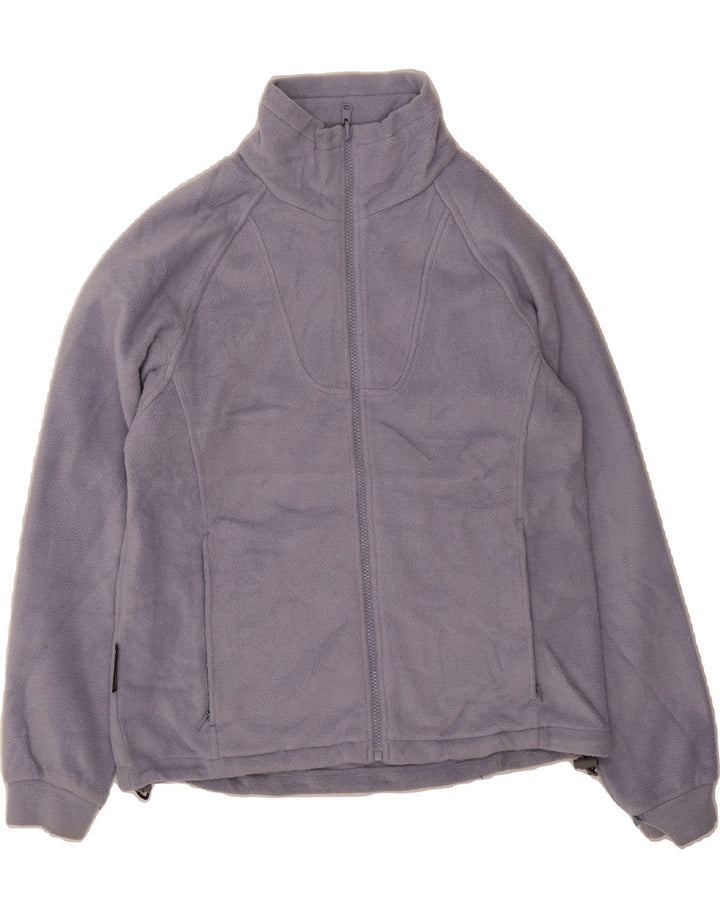 COLUMBIA Womens Fleece Jacket UK 14 Medium Purple Polyester Vintage Columbia and Second-Hand Columbia from Messina Hembry 
