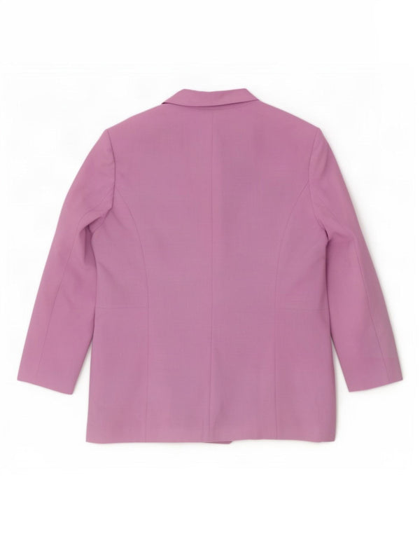 Marks & Spencer Γυναικείο Μπουφάν 2 Κουμπιά Blazer UK 20 2XL Λιλά