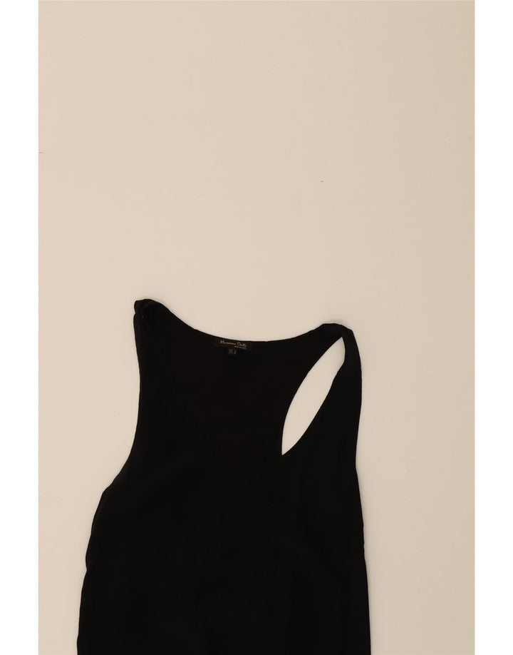MASSIMO DUTTI Womens Vest Top UK 10 Small Black Vintage Massimo Dutti and Second-Hand Massimo Dutti from Messina Hembry 
