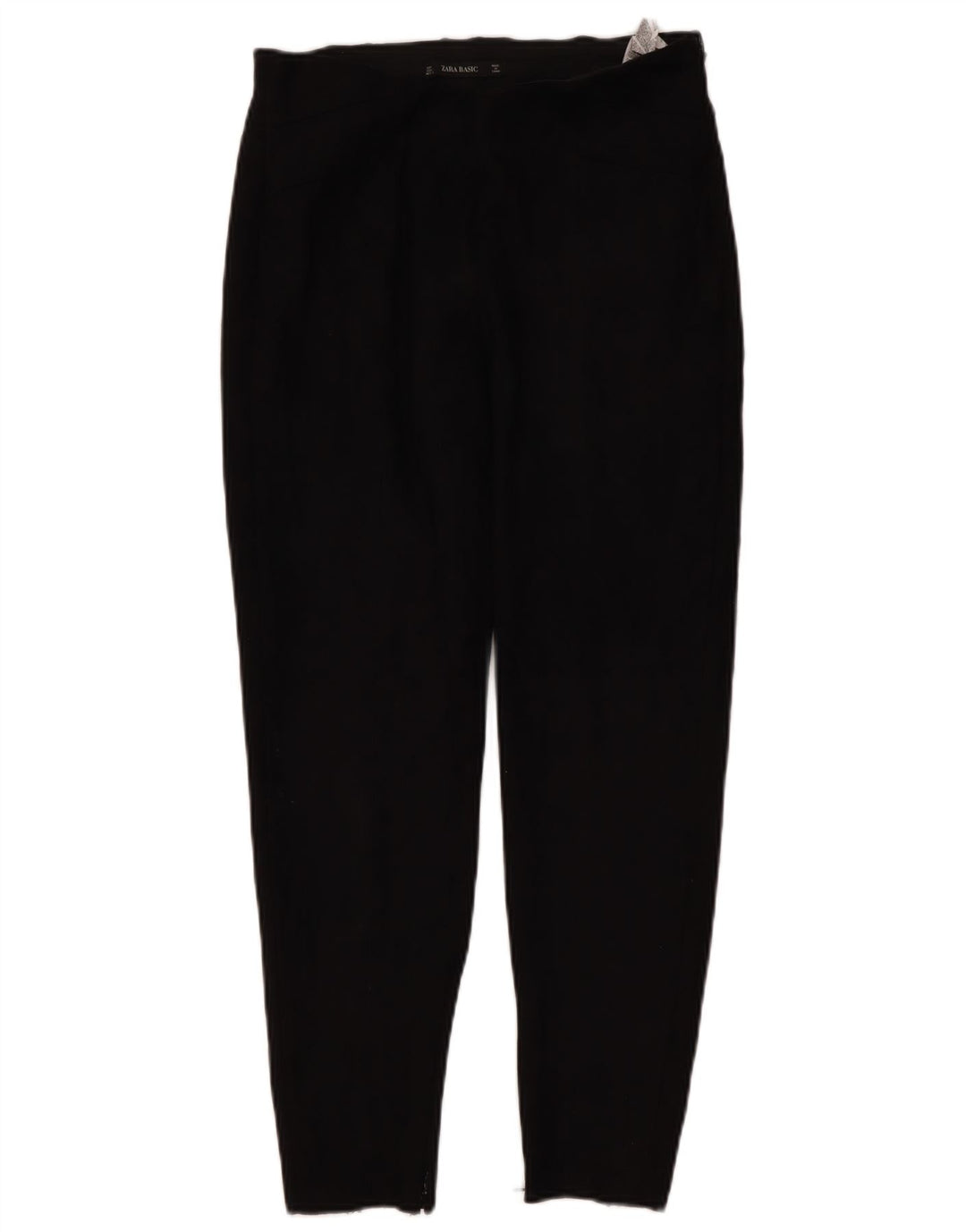 Zara Γυναικείο Slim Casual Παντελόνι Μεγάλο W32 L26 Μαύρο Πολυεστέρα