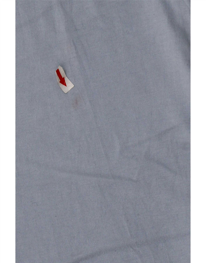 Asics Ανδρικό T-Shirt Top XL Μπλε ριγέ βαμβακερό