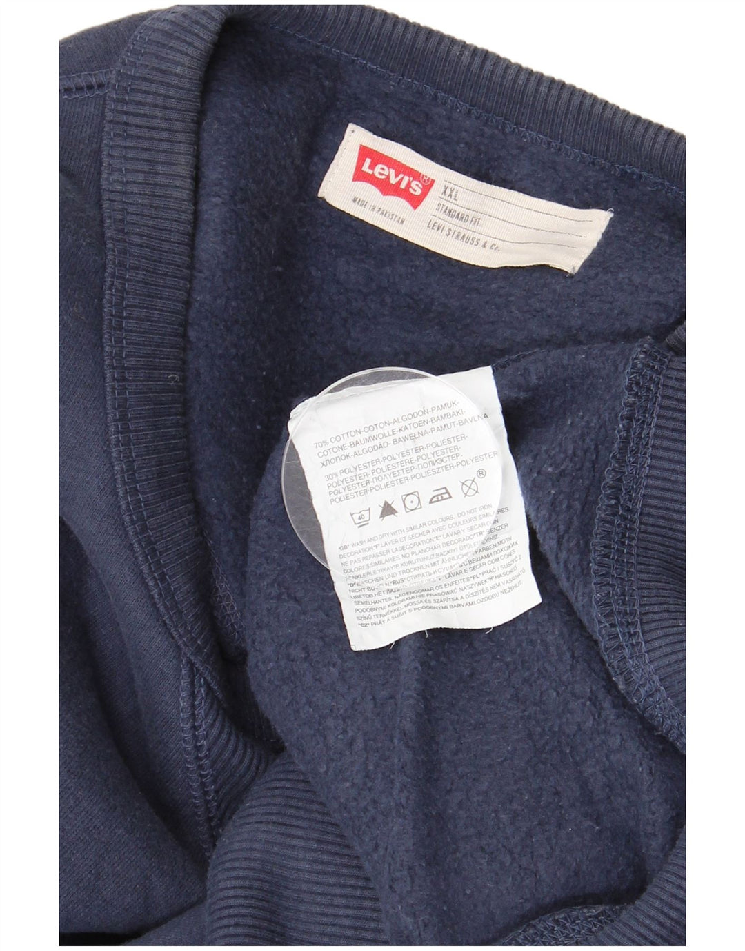 Ανδρικό φούτερ LEVI'S Standard Fit Jumper 2XL Navy Blue Cotton