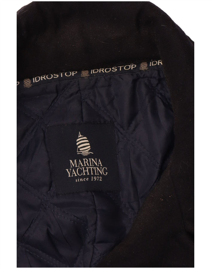 Marina Yachting Ανδρικό παλτό μπιζελιού IT 54 2XL Navy Blue Wool