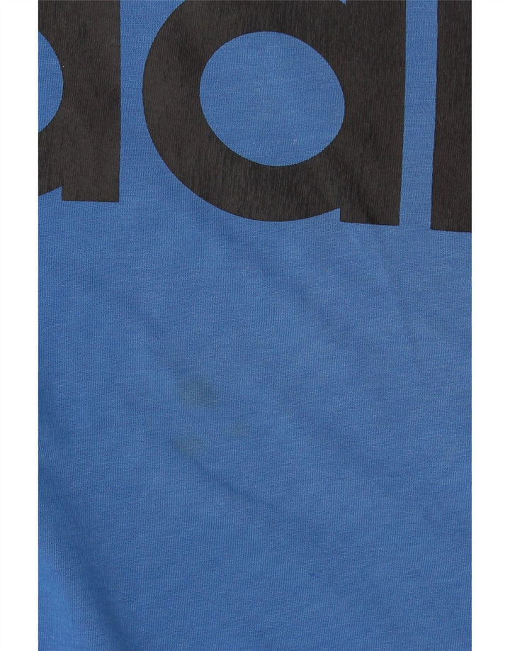 Ανδρικό γραφικό T-Shirt Adidas Climalite Top XL Blue