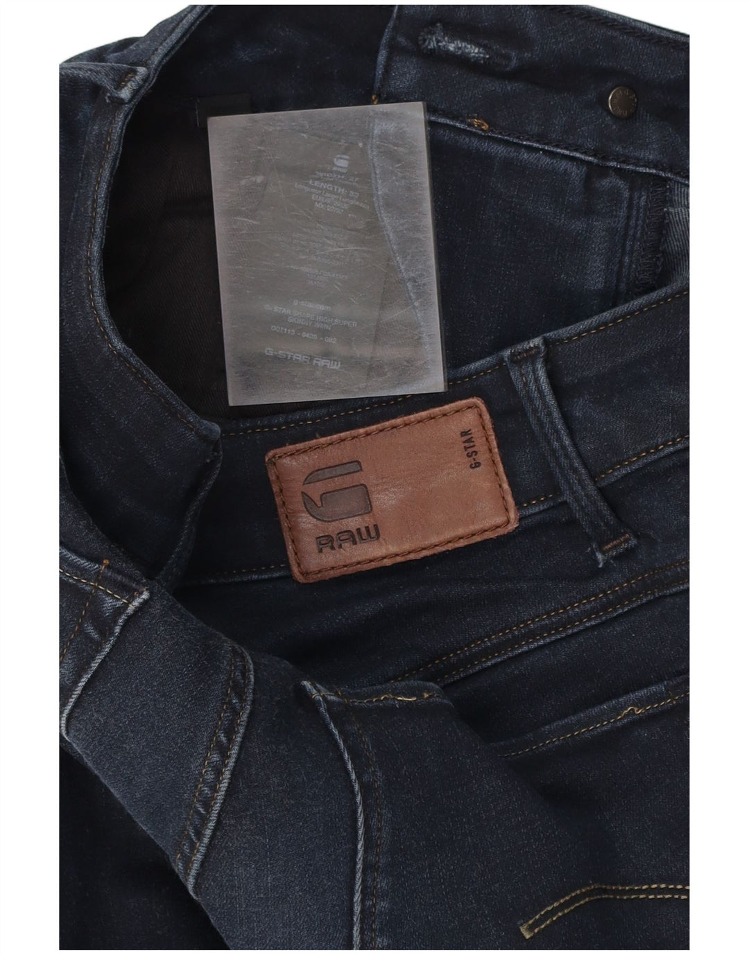 G-STAR Γυναικείο Super Skinny Jeans W27 L32 Navy Blue Cotton