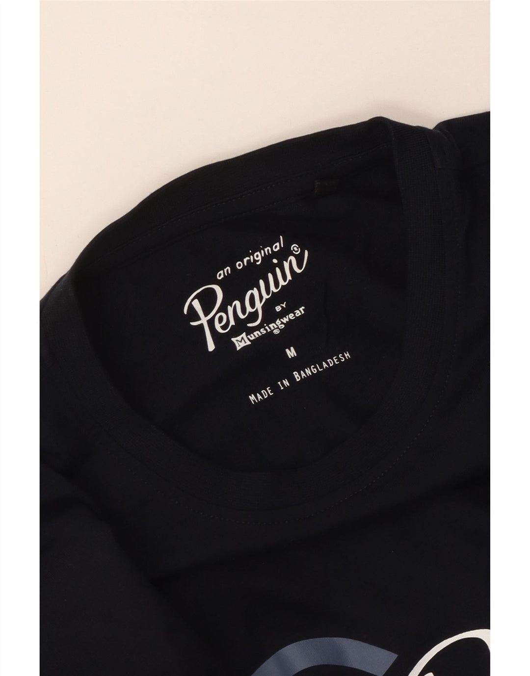 Ανδρικό γραφικό T-shirt Penguin Top Medium Navy Blue