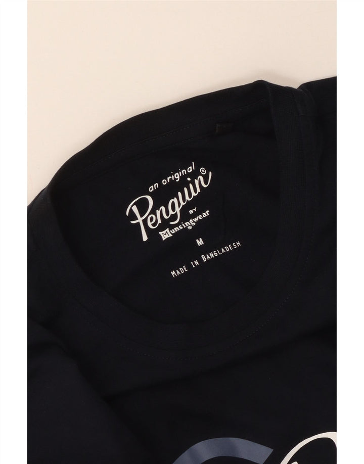 Ανδρικό γραφικό T-shirt Penguin Top Medium Navy Blue