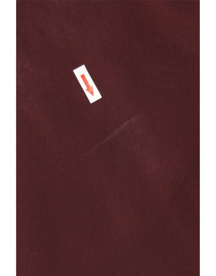 Zara Γυναικείο Μακρυμάνικο Τοπ UK 14 Medium Burgundy
