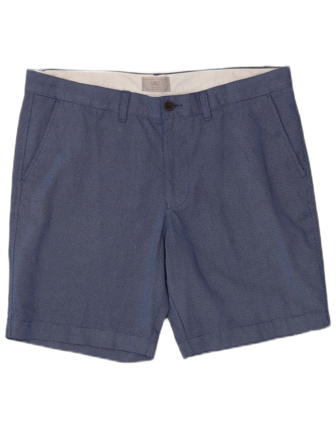 MARKS & SPENCER Ανδρικό σορτς Chino W36 μεγάλο μπλε βαμβακερό