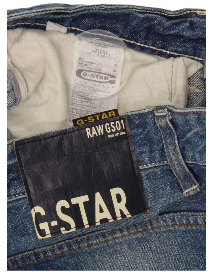Ανδρικό τζιν G-STAR Yield Slim W33 L32 Μπλε βαμβακερό