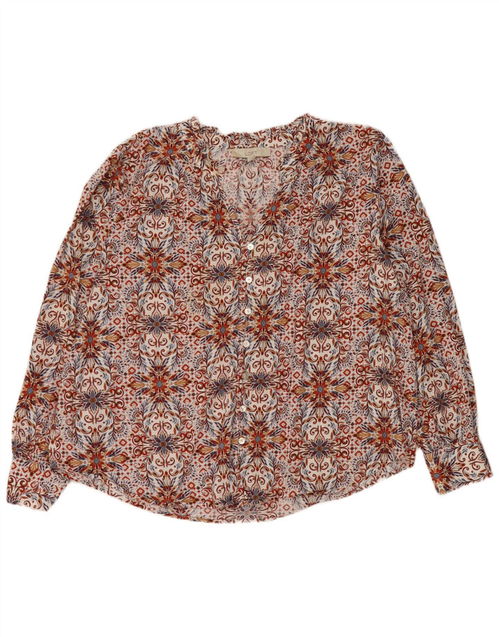 LOFT Γυναικείο πουκάμισο μπλούζα μπλούζα UK 18 XL Πολύχρωμο Paisley Βαμβακερό