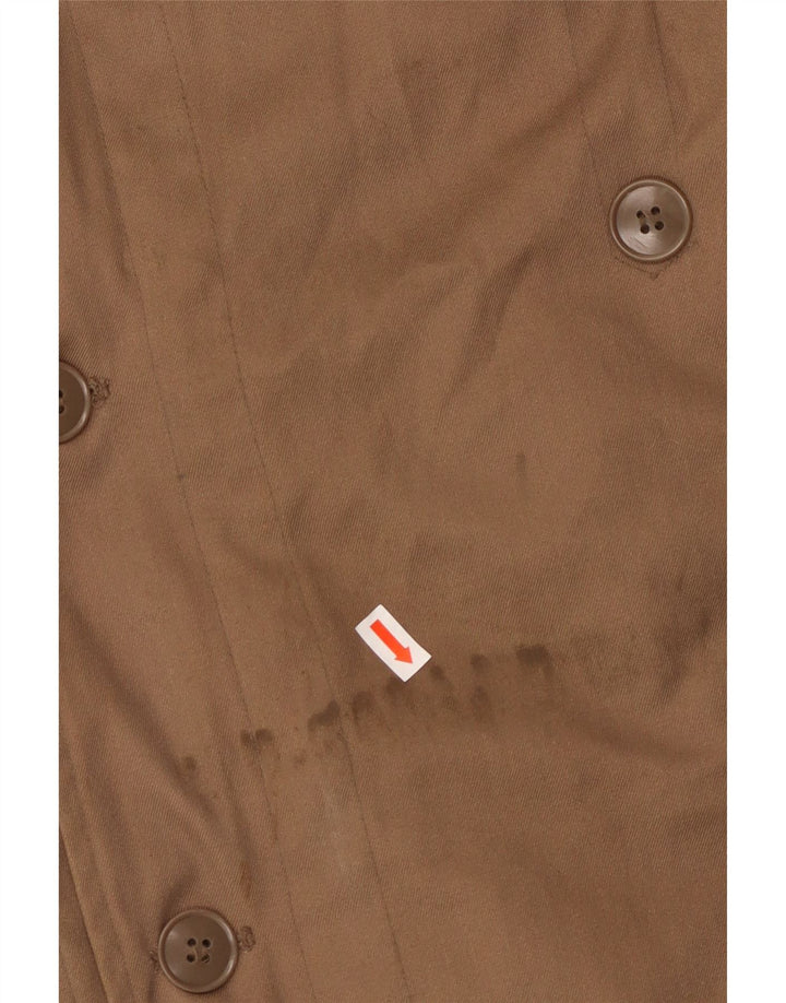 VINTAGE Ανδρικό μπουφάν Sherpa Parka με κουκούλα UK 42 XL Καφέ βαμβακερό