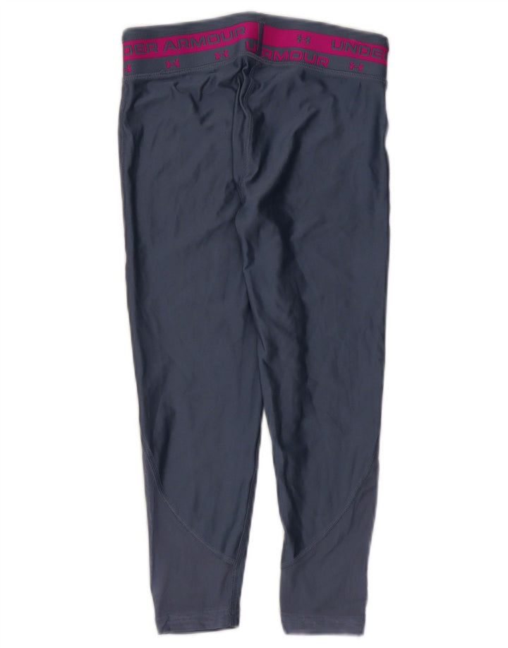 UNDER ARMOUR Girls Graphic Leggings 11-12 Years  Blue