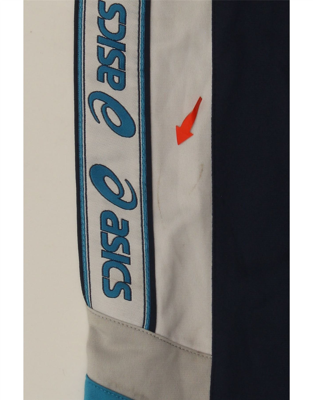 Ανδρική φόρμα γυμναστικής γραφική ASICS, μεσαίο μπλε ναυτικό χρώμα