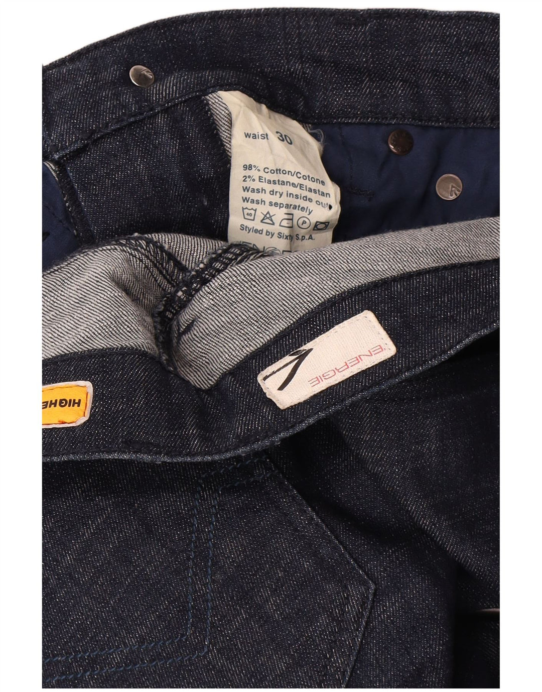 Energie Γυναικείο Slim Jeans W30 L34 Navy Blue Cotton