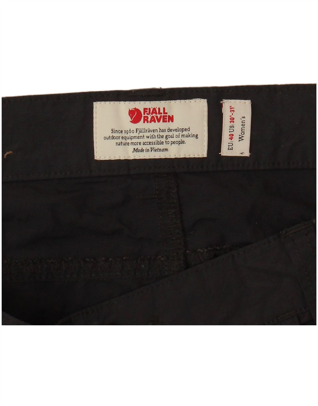 FJALL RAVEN Γυναικείο Σορτς Cargo EU 40 Medium W31 Μαύρο