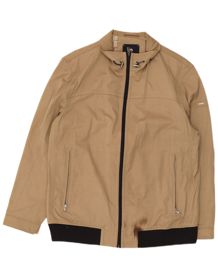 Pierre Cardin Ανδρικό μπουφάν Bomber IT 54 2XL Beige Polyester