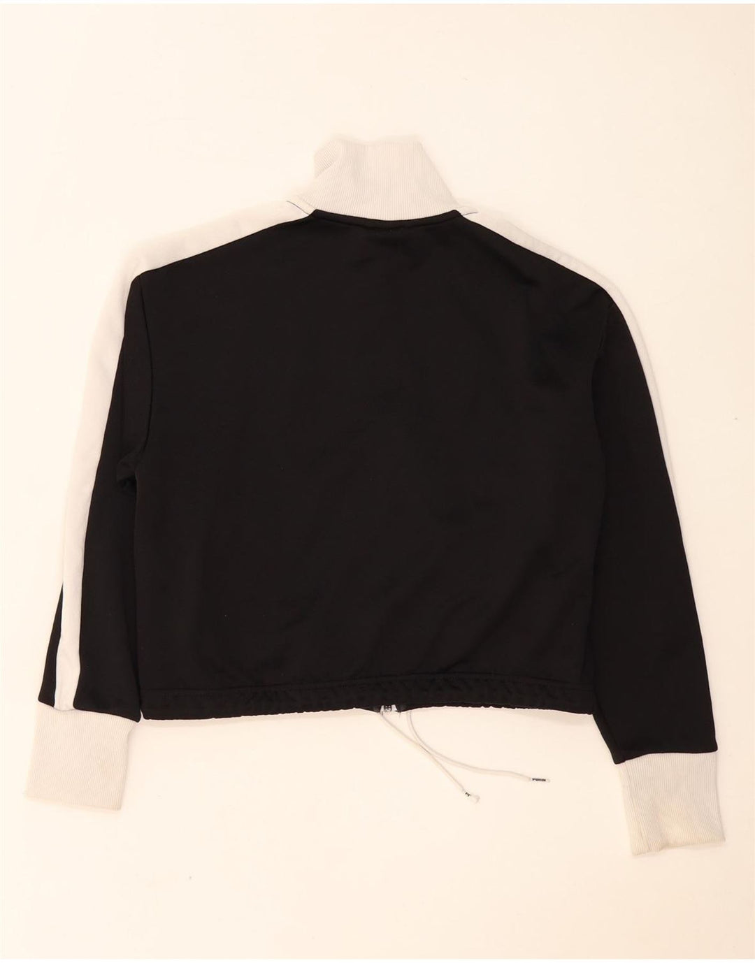 Puma Γυναικεία φόρμα Crop Top Jacket UK 14 Medium Black Colourblock