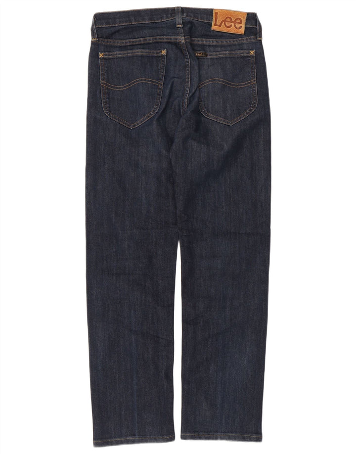 Lee Womens Straight Jeans W30 L28 Navy Blue