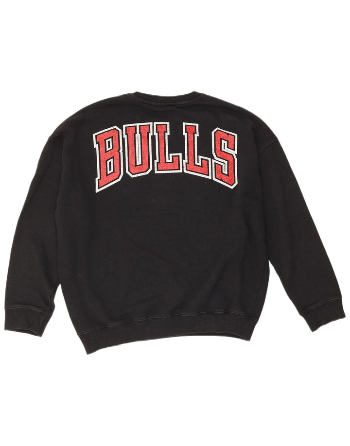 NBA Ανδρικά Chicago Bulls, γραφικά, υπερμεγέθη φούτερ Jumper Small Black