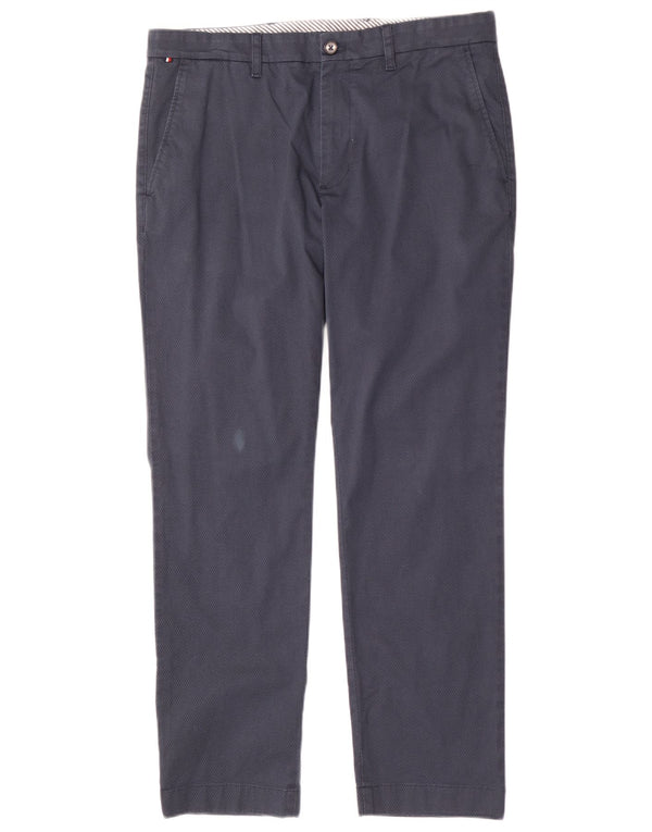 Tommy Hilfiger Ανδρικό ίσιο παντελόνι Chino W34 L30 Navy Blue Geometric