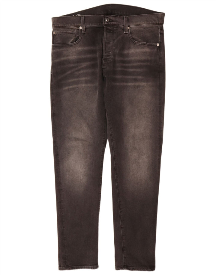 Ανδρικό Slim Jeans G-Star W34 L32 Γκρι βαμβακερό