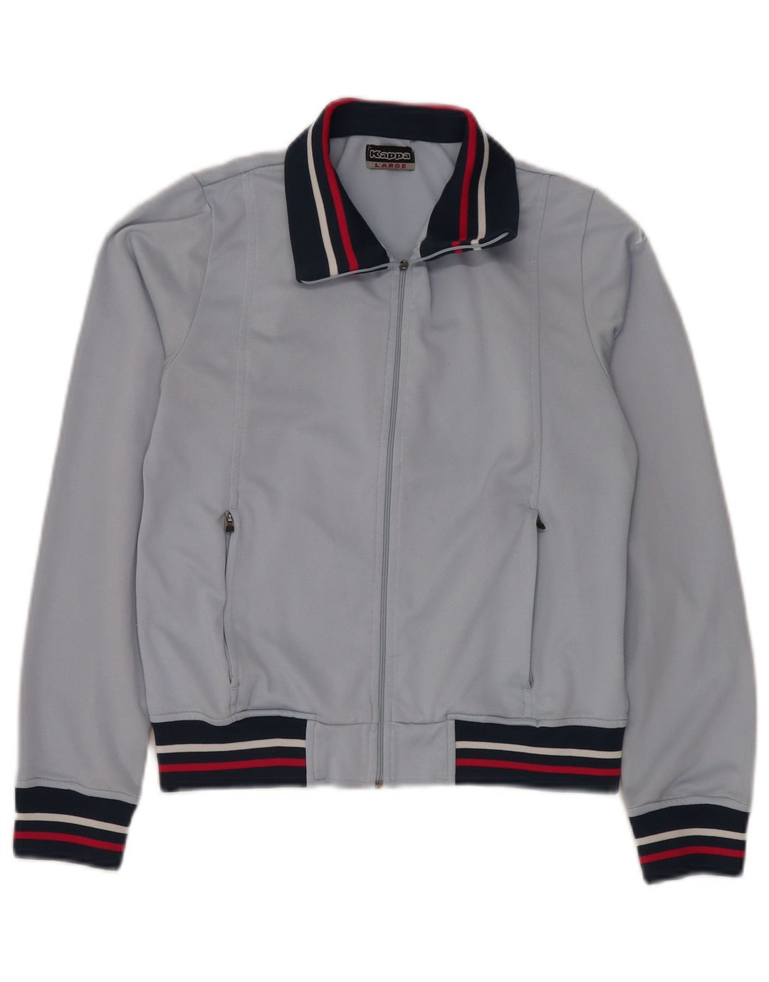 Γυναικεία αθλητική φόρμα KAPPA Top Jacket UK 14 Large Blue Colorblock Polyester