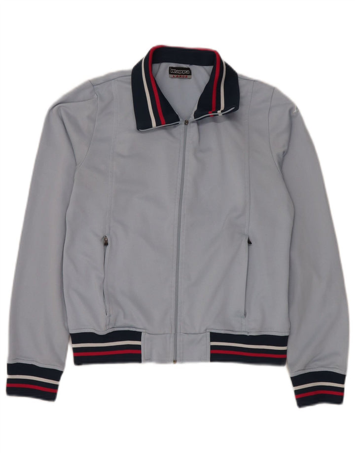 Γυναικεία αθλητική φόρμα KAPPA Top Jacket UK 14 Large Blue Colorblock Polyester