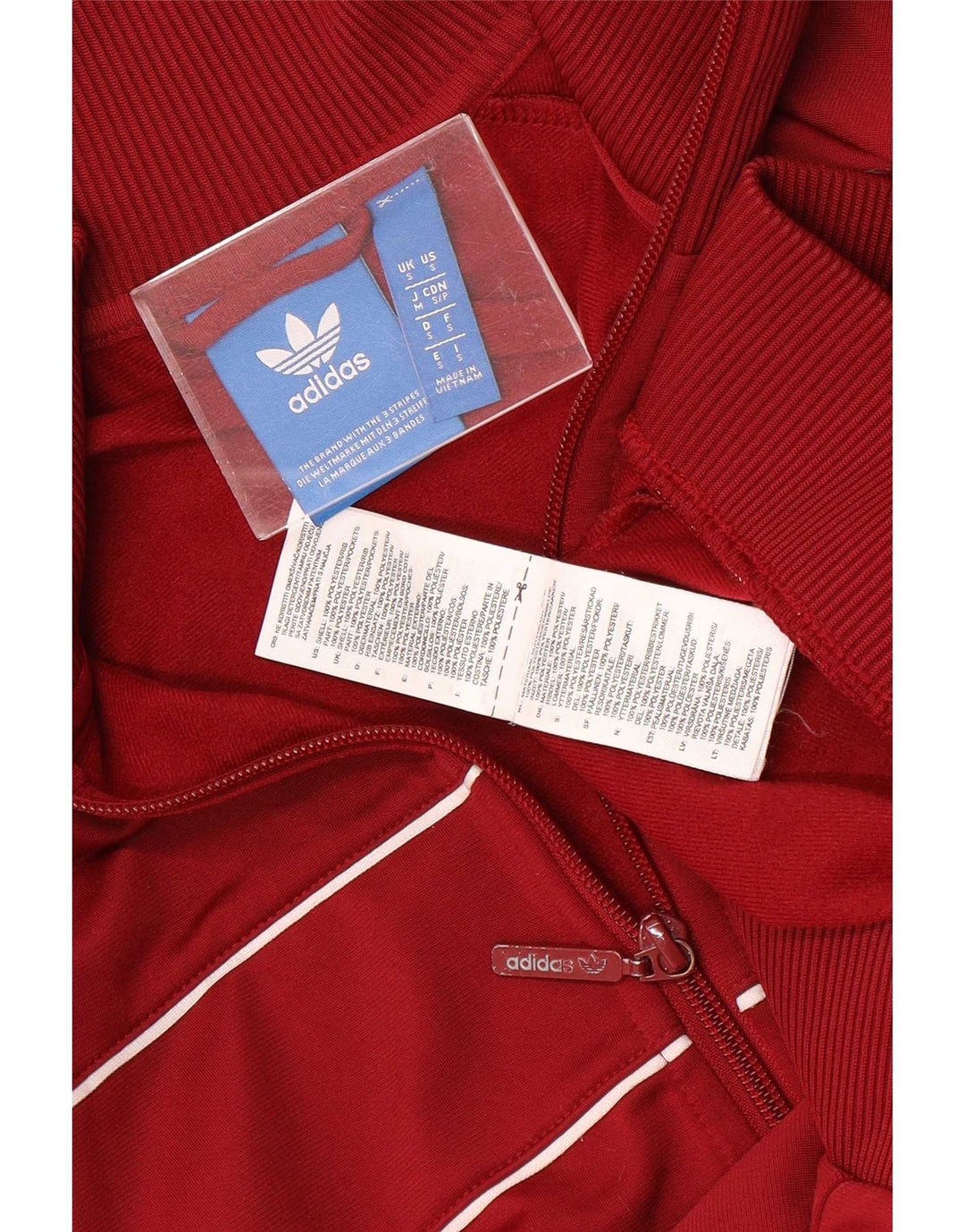 Ανδρική φόρμα Adidas Top Jacket Μικρό Βουργουνδί Πολυεστέρας