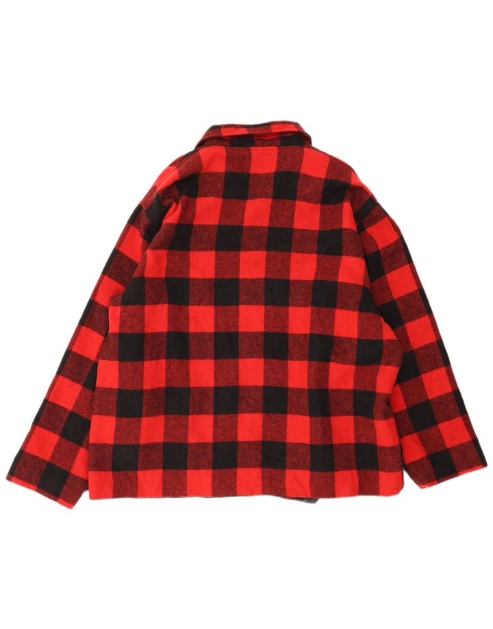 Ανδρικό σακάκι ταινίας UK 40 Large Red Gingham