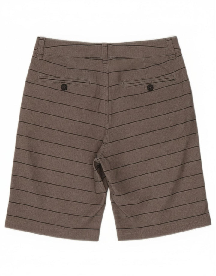 Under Armour Boys Chino σορτς 9-10 ετών W25 γκρι ριγέ πολυεστέρας