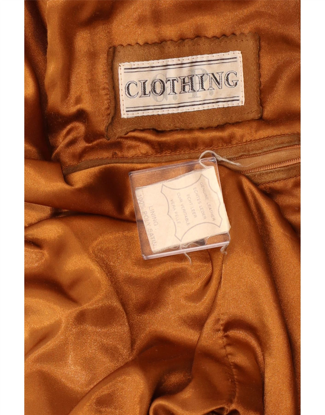 VINTAGE Ανδρικό Suede Bomber Jacket UK 42 XL Καφέ Δερμάτινο