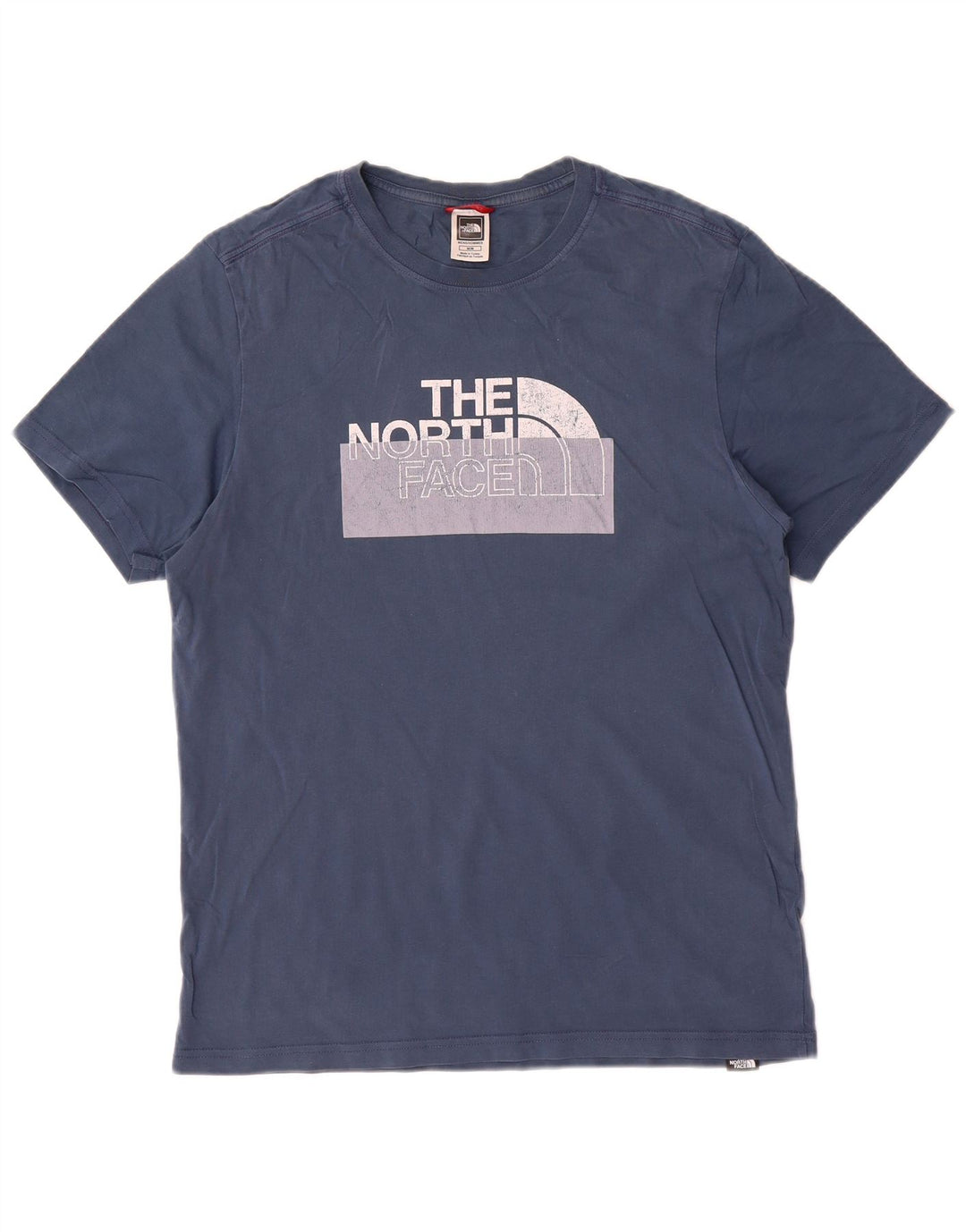 Ανδρικό γραφικό T-Shirt North Face Top από μεσαίο μπλε βαμβακερό