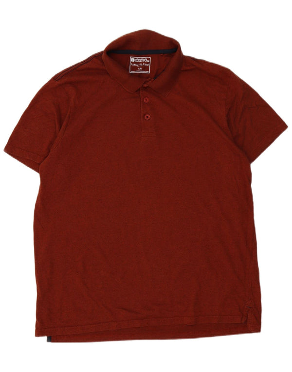 Mountain Warehouse Ανδρικό Πόλο Μπλουζάκι Large Maroon