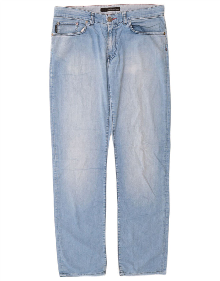 Calvin Klein Γυναικείο Slim Jeans W34 L32 Μπλε βαμβακερό