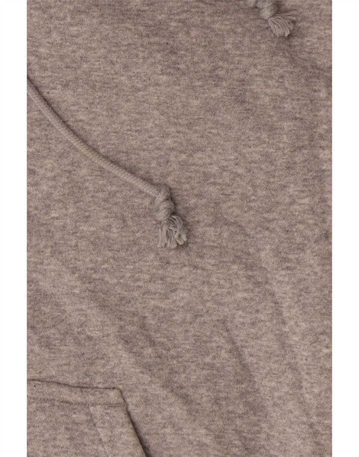 Ανδρικό μπλουζάκι με κουκούλα Nike, μικρό γκρι βαμβακερό