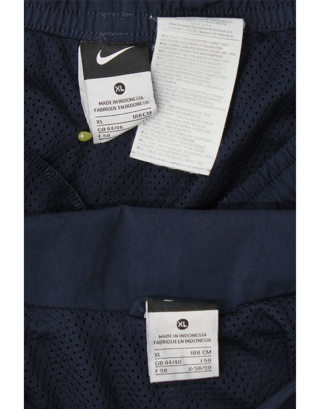 Ανδρική φόρμα Nike UK 44/46 XL Navy Blue Colorblock Πολυεστέρας