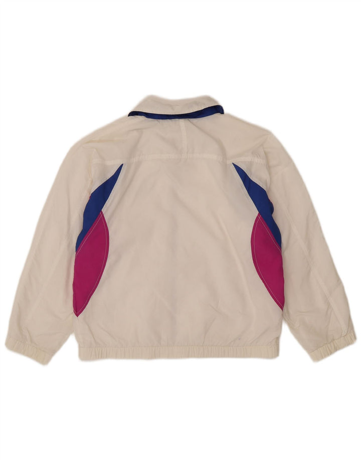 Ellesse Γυναικεία αθλητική φόρμα Top Jacket UK 14 Medium White Colourblock Nylon