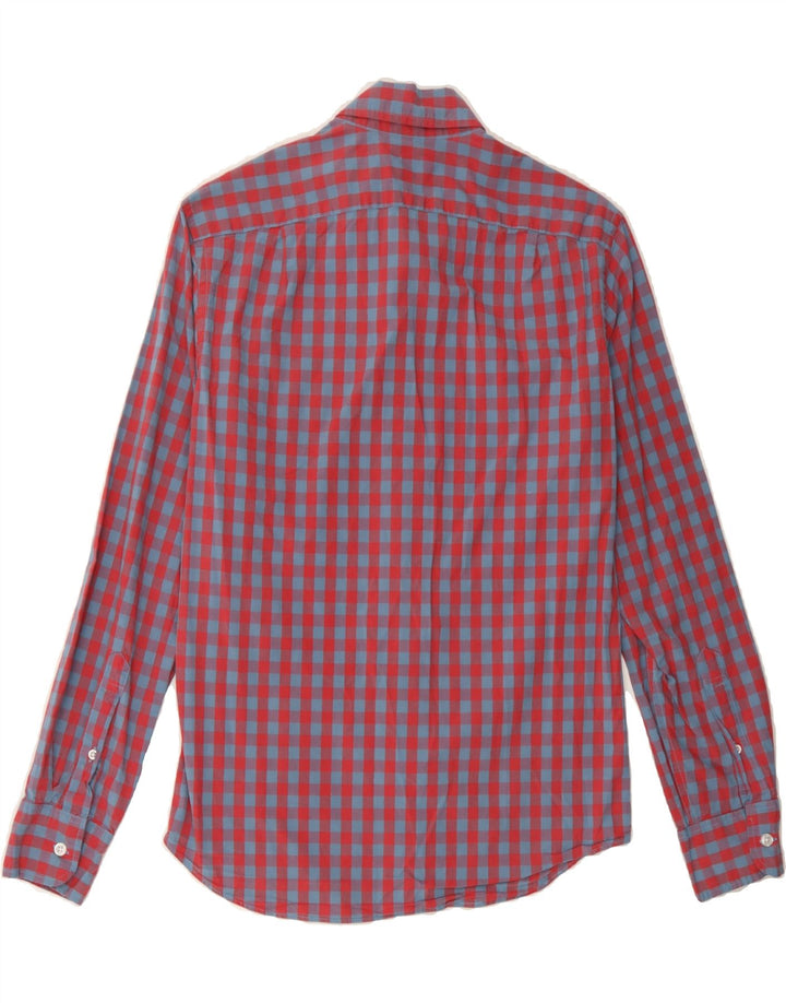 J. CREW Mens Slim Shirt Small Red Gingham Vintage J. Crew and Second-Hand J. Crew from Messina Hembry 