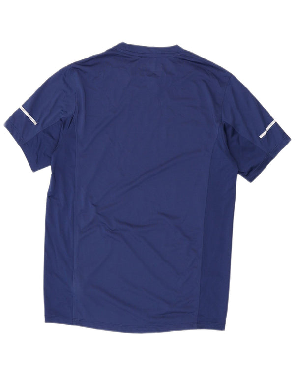 New Balance Ανδρικό T-Shirt Top Small Navy Blue Polyester