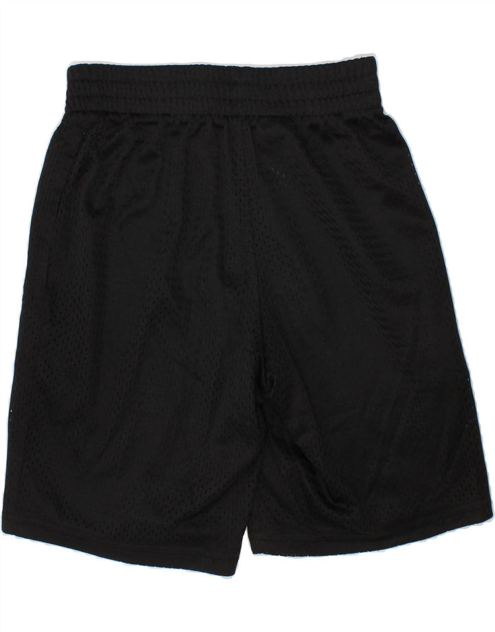 CHAMPION Boys Graphic Sport Shorts 7-8 Years Small Black Polyester Vintage Champion and Second-Hand Champion from Messina Hembry 