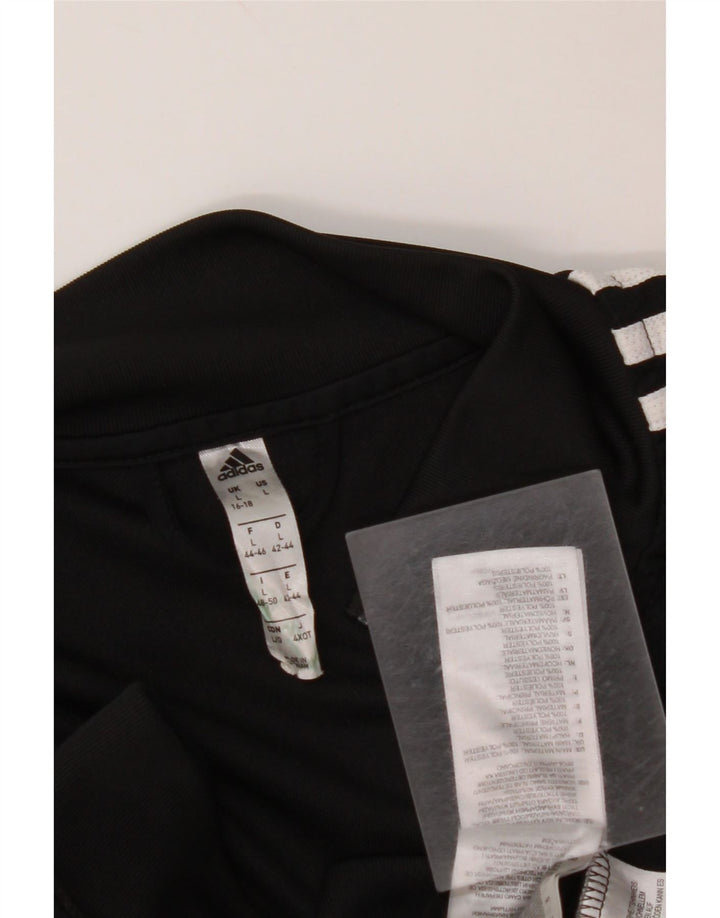 Γυναικεία φόρμα ADIDAS Climalite Top Jacket UK 16/18 Large Black