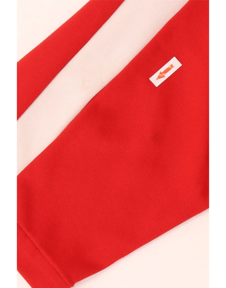 Γυναικεία ρετρό αθλητική φόρμα Puma Top Jacket UK 14 Medium Red Colourblock
