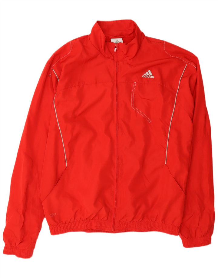 Γυναικεία αθλητική φόρμα Adidas Top Jacket UK 16 Large Red Polyester