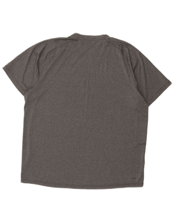 Adidas Ανδρικό T-Shirt Aeroready Top XL Grey Polyester