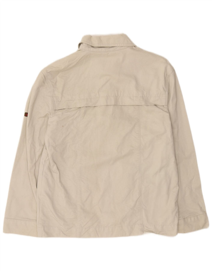 Kappa Ανδρικό Bomber Jacket UK 40 Large Beige Cotton