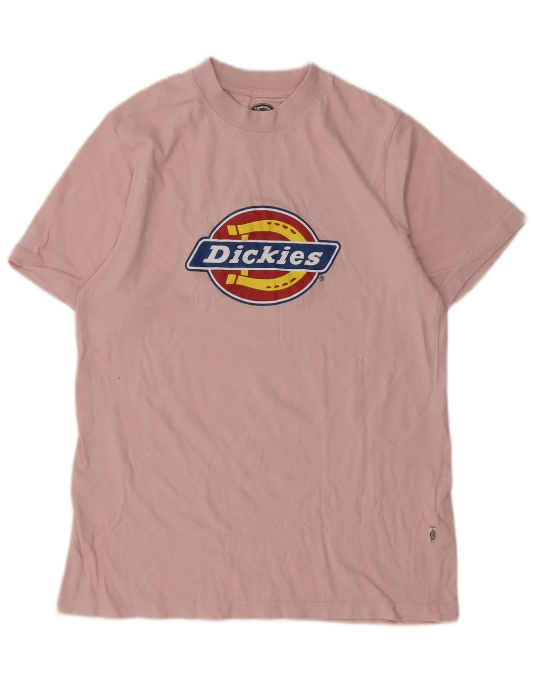 DICKIES Ανδρικό γραφικό T-Shirt Top XS Pink Cotton