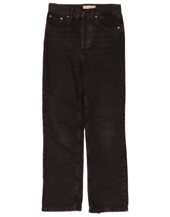 Topshop Γυναικείο ίσιο τζιν W28 L30 μαύρο βαμβακερό