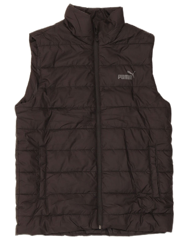 Puma Mens Padded Gilet UK 36 Small Black Polyester