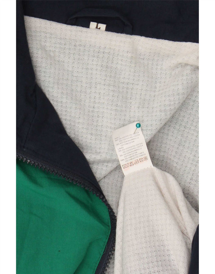 Vintage ανδρική φόρμα φόρμας με γραφικές φόρμες Top Jacket Μεγάλο πολύχρωμο Colourblock
